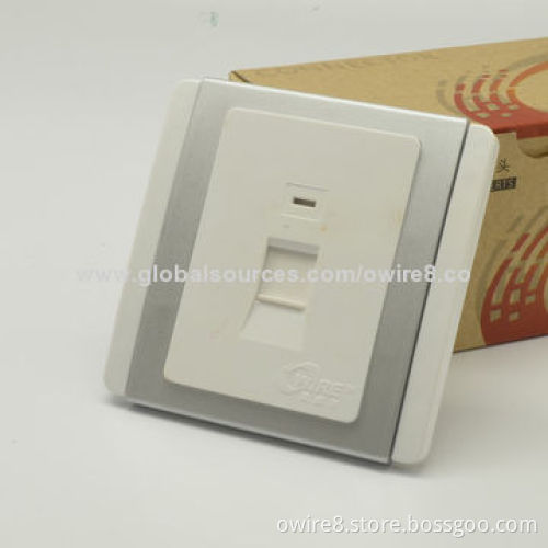 Ethernet LAN Cat5e Cable Face-plateNew